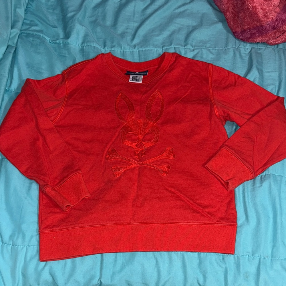Red Psycho Bunny Sweater